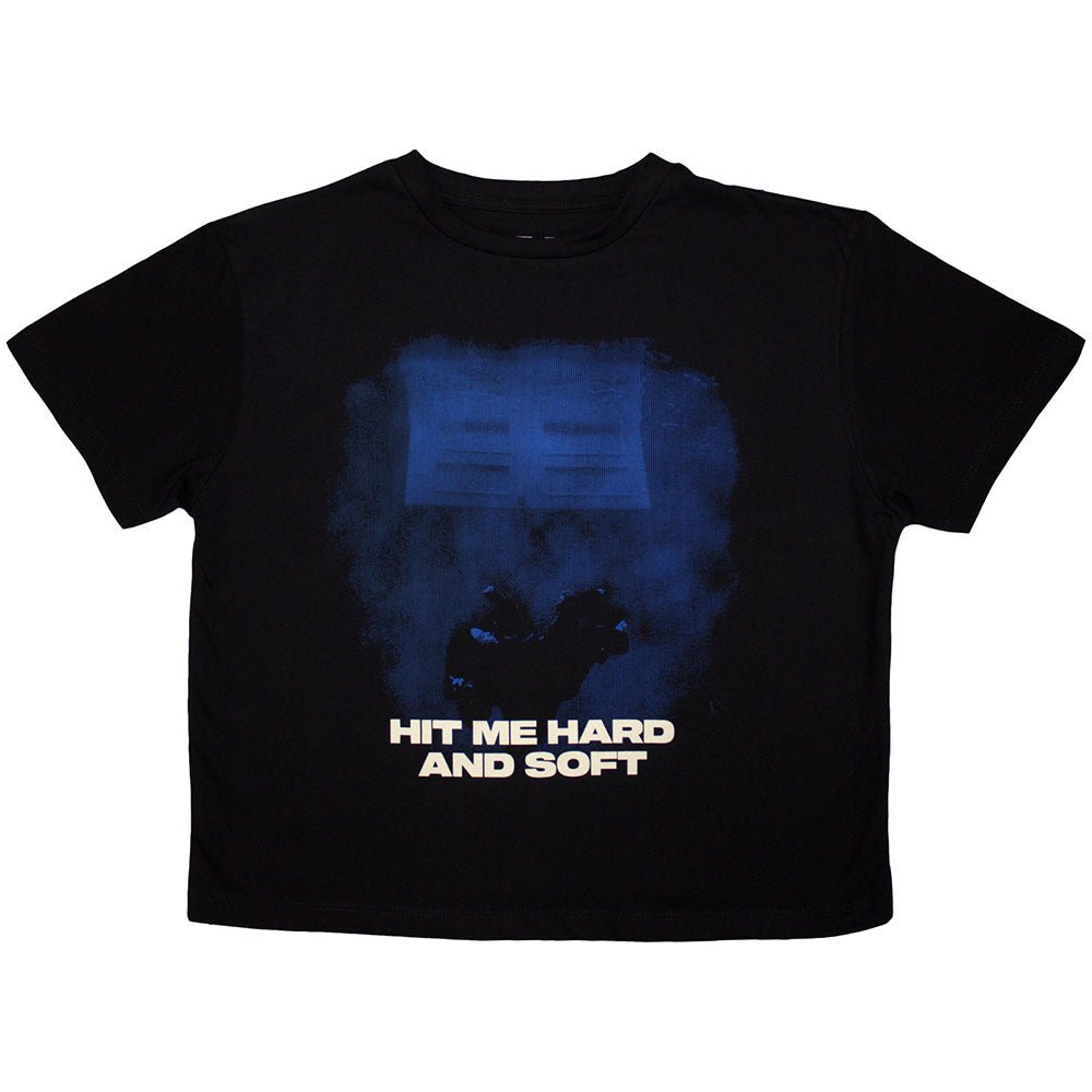 【予約商品】 BILLIE EILISH ビリーアイリッシュ - HMHAS Blue Lines / CROP / Tシャツ / レディース - PGS